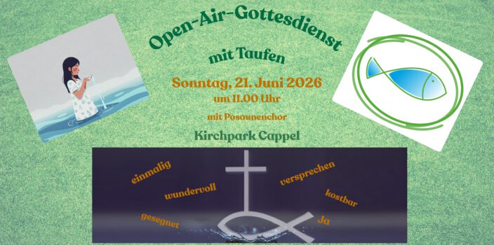 Open-Air-Gottesdienst mit Taufen